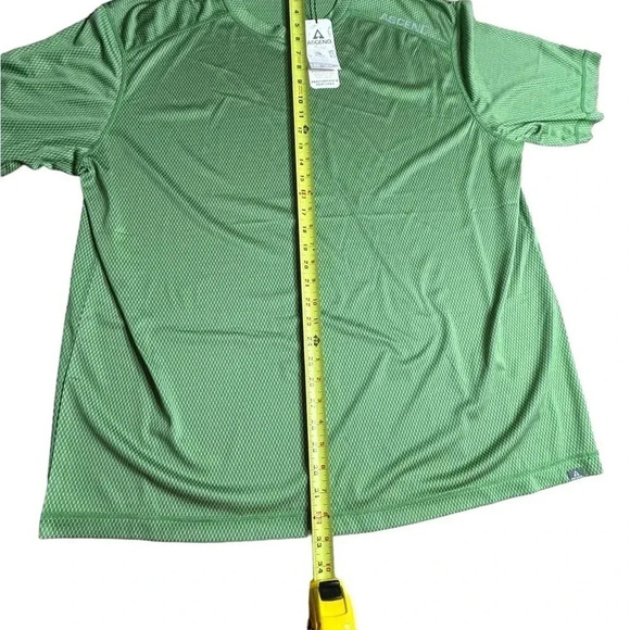 Y2K,NWT, ASCEND Men 2XLT
shirt,Sportwear,active,Green logo,UPF 30, anti-odor,dry - Picture 10 of 16